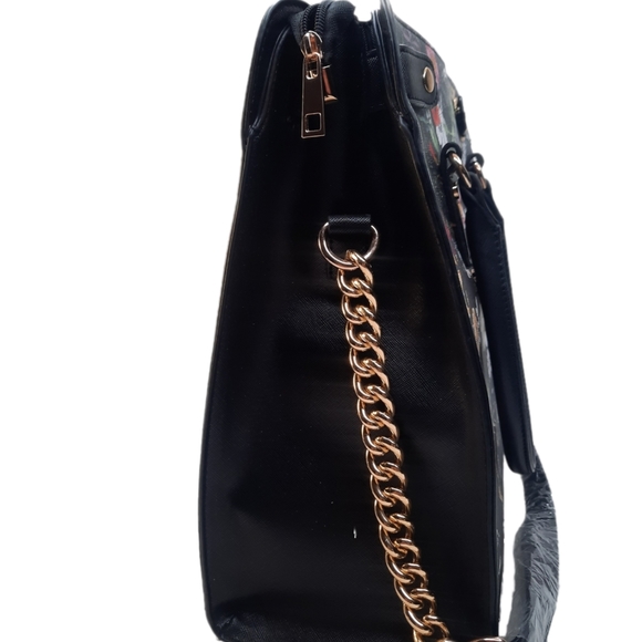 Matching Floral Satchel Handbag & Wallet Set by Dasein - Picture 4 of 12